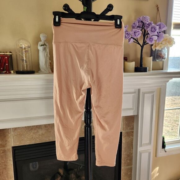 Peach High-Waisted Leggings - Picture 2 of 3